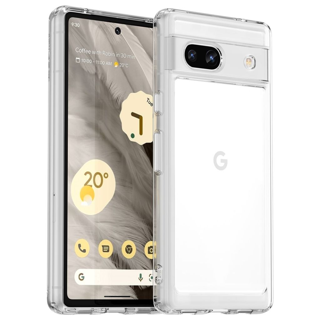 Shock absorbing Google Pixel 7A 5G skal - Transparent