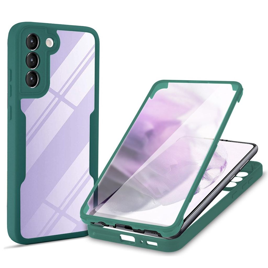 Samsung Galaxy S23 360 skal with skärmskydd – grön