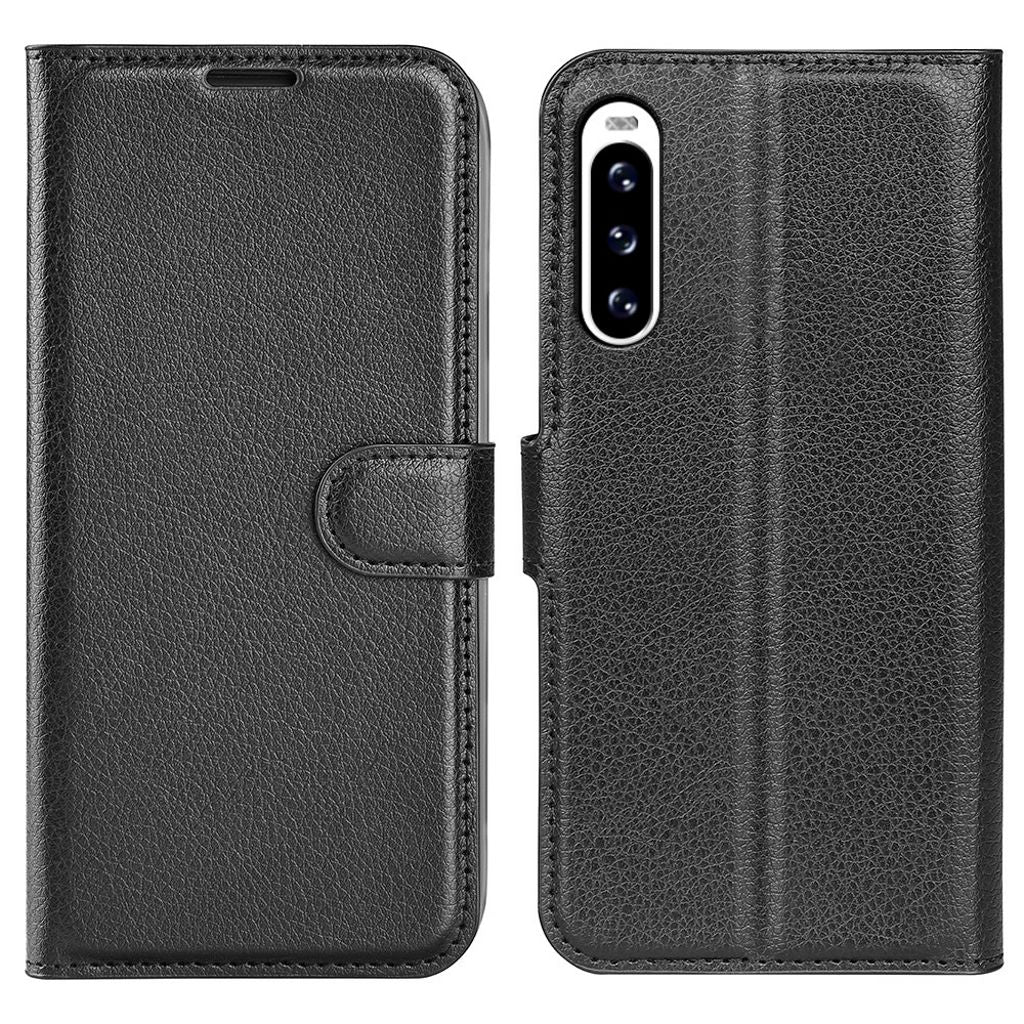 Sony Xperia 10 V Textured fodral – svart