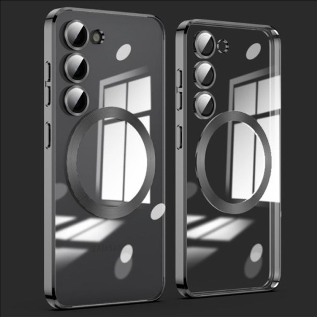 Samsung Galaxy S23 Qi Compatible Case with Lens Protector - Black