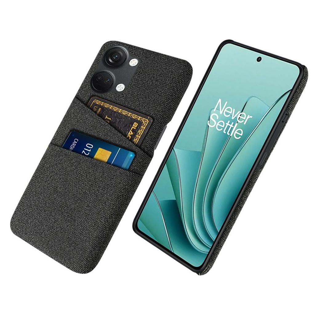 OnePlus Nord 3 5G skal with two kortfack - svart