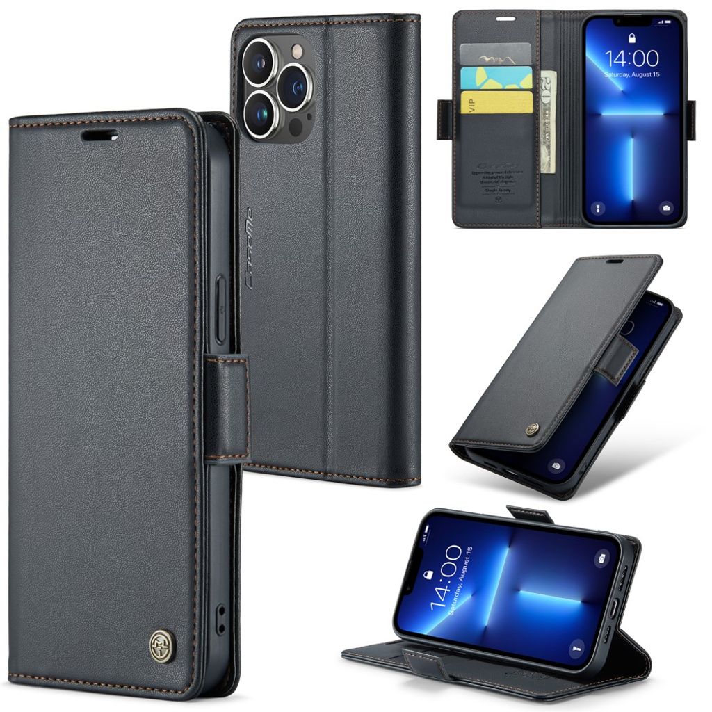 CASEME 023 Series iPhone 13 Pro fodral - svart