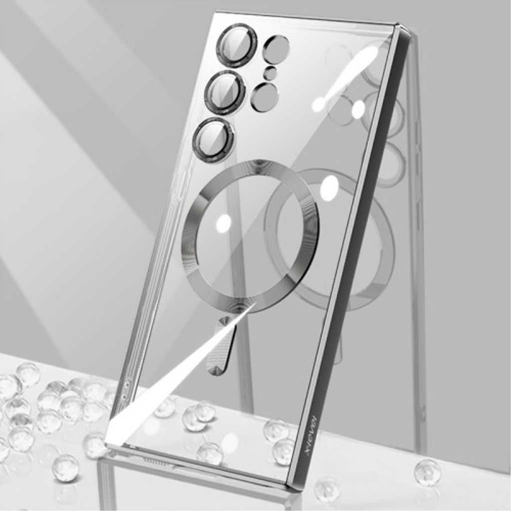 Samsung Galaxy S23 Ultra Qi Compatible Case - Silver