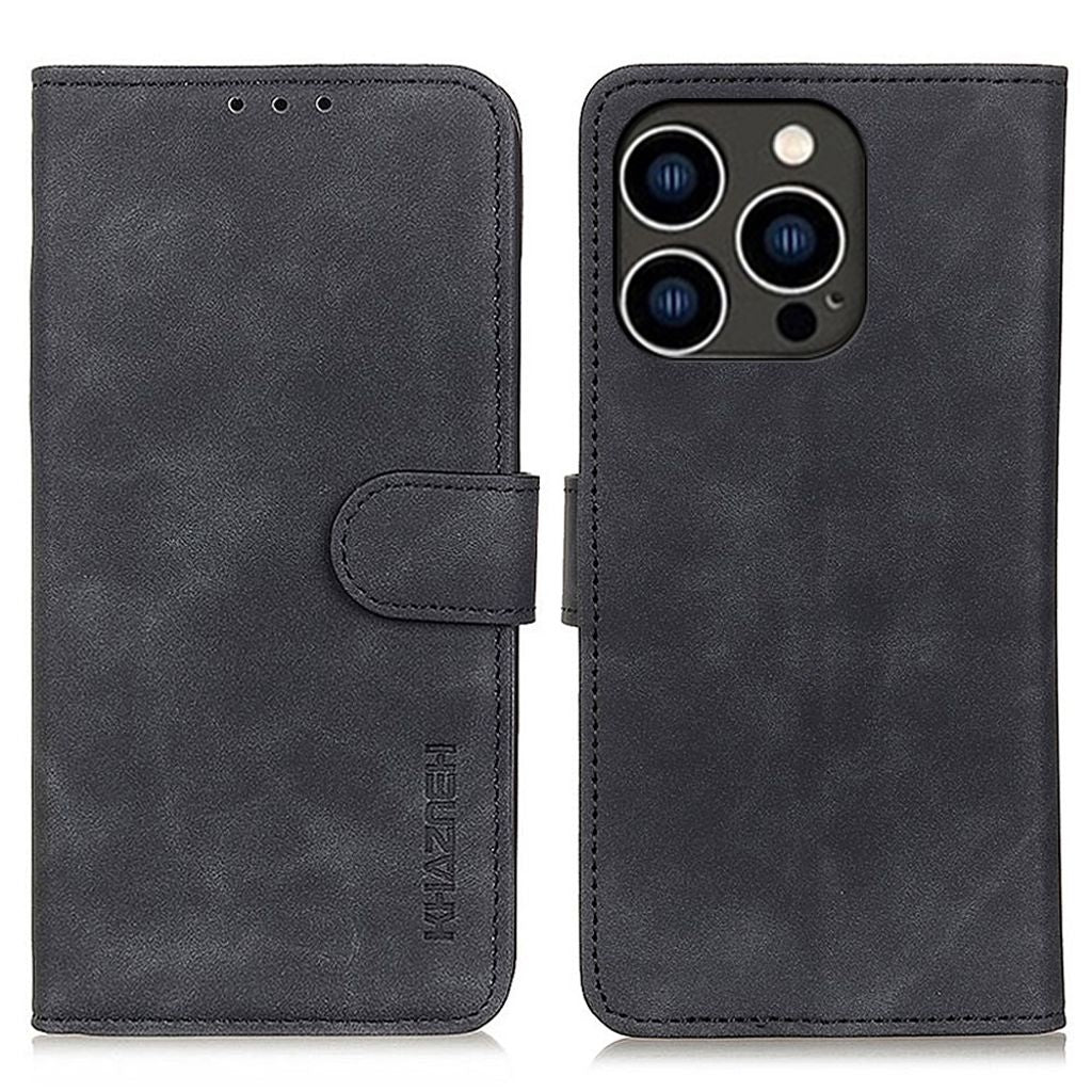 Retro KHAZNEH iPhone 15 Pro fodral - svart