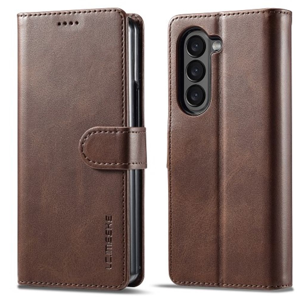 LC.IMEEKE Samsung Galaxy Z Fold5 5G fodral - brun