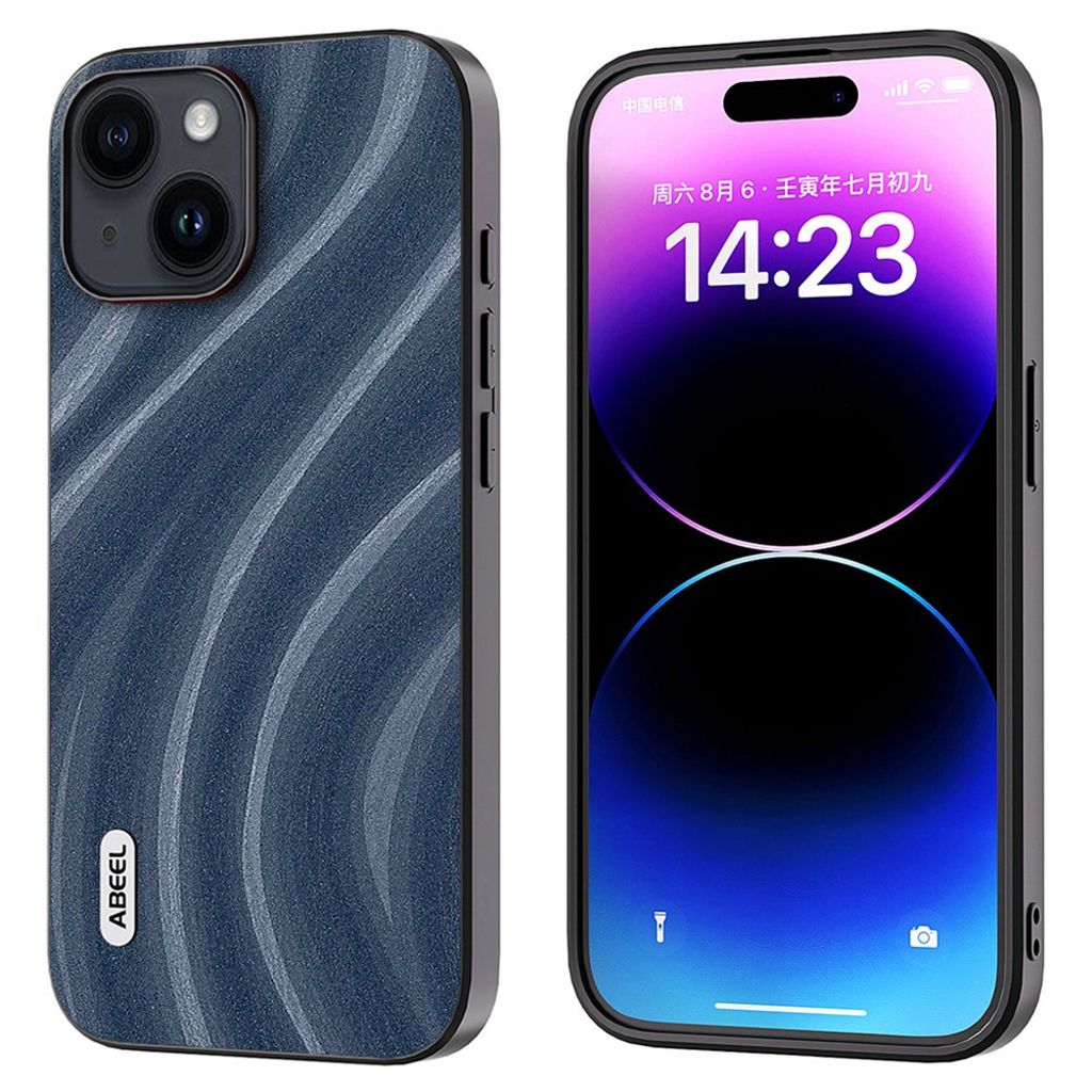 ABEEL iPhone 15 Plus skal - blå