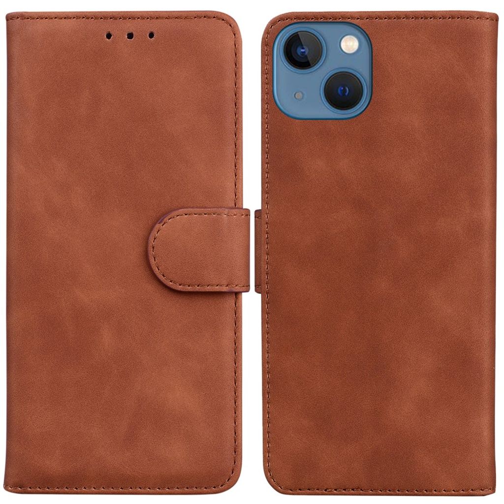 Practical iPhone 15 Plus cover - Brown