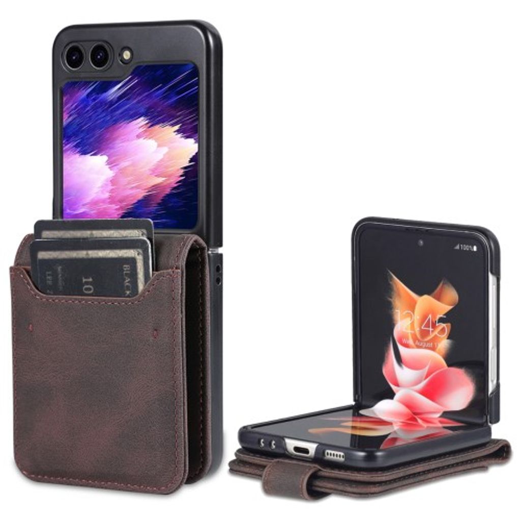 AZNS Samsung Galaxy Z Flip5 5G fodral – brun