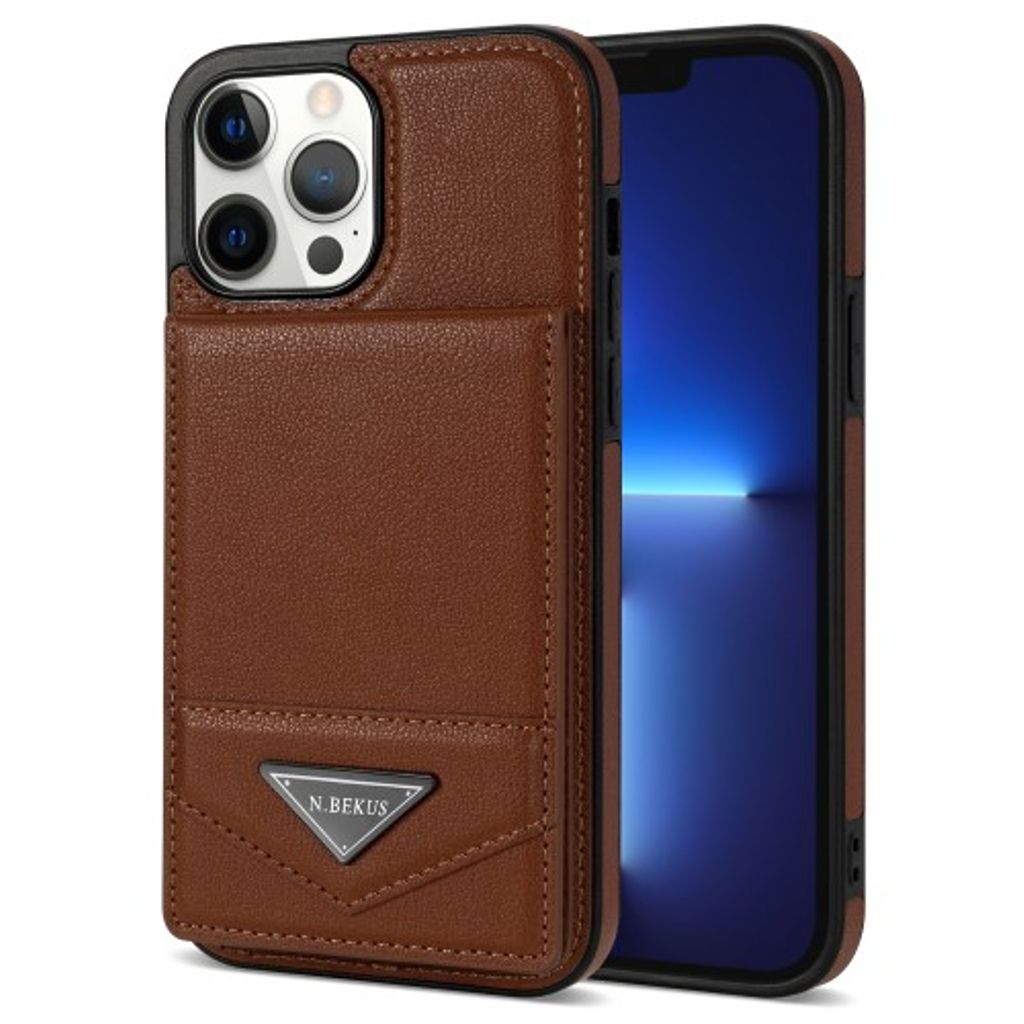 N.BEKUS iPhone 15 Pro skal – brun
