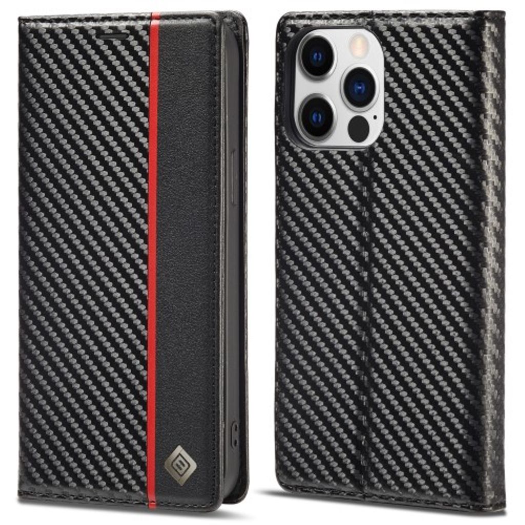 LC.IMEEKE iPhone 15 Pro wallet cover - Black