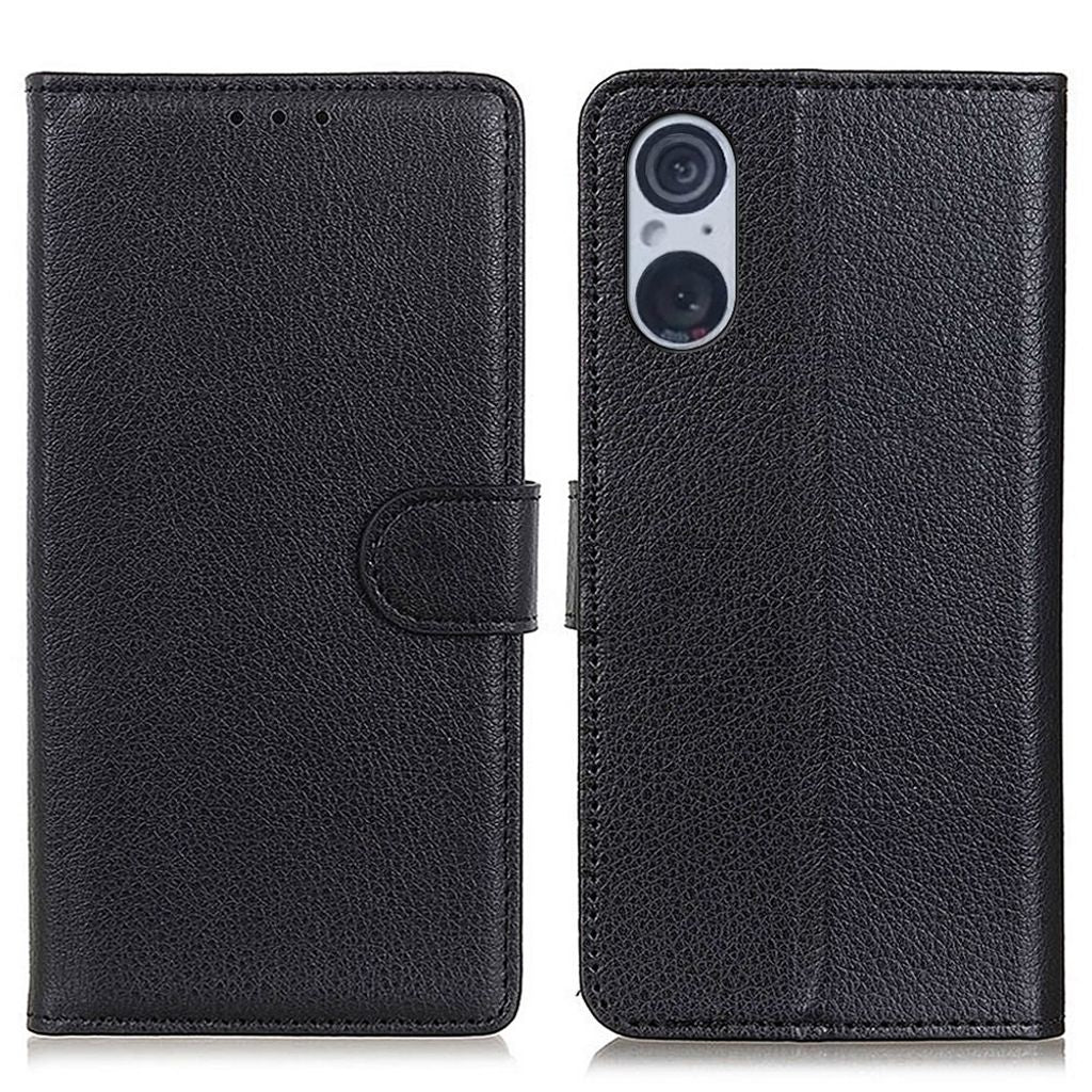 Sony Xperia 5 V fodral in imitation leather – svart