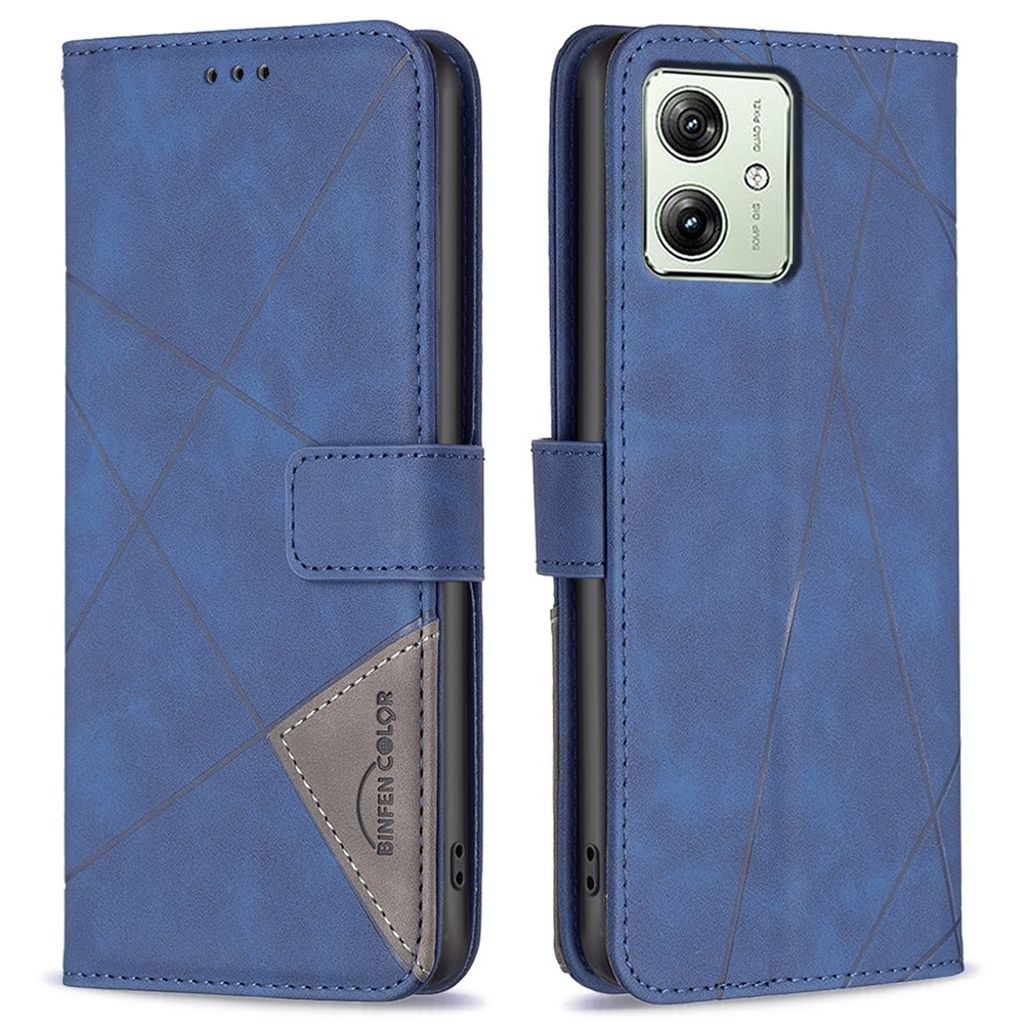 BINFEN COLOR BF05 Motorola Moto G54 5G fodral – blå