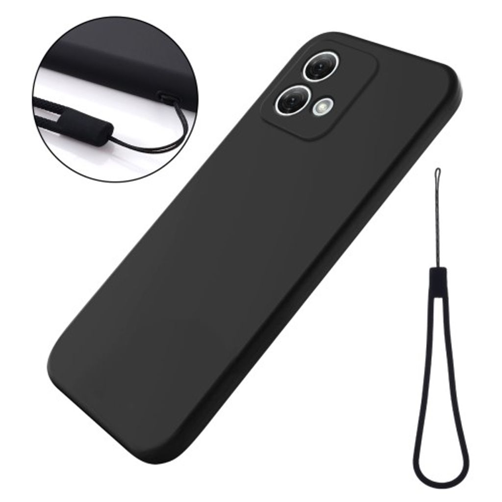 Motorola Moto G84 5G silicone skal – svart