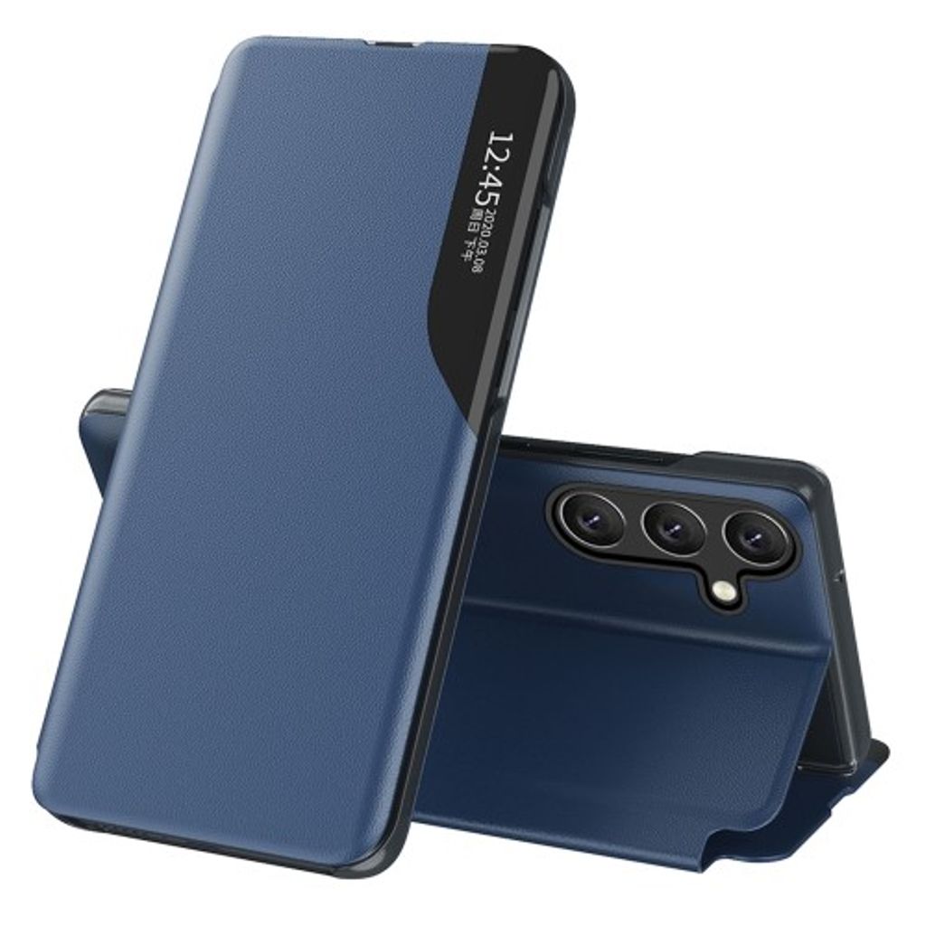 Samsung Galaxy A05s fodral with stativ – blå