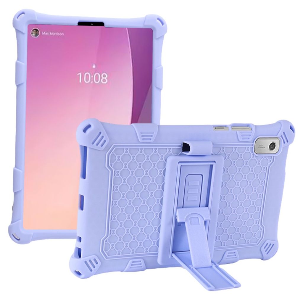 Textured Lenovo Tab M9 skal - Light lila
