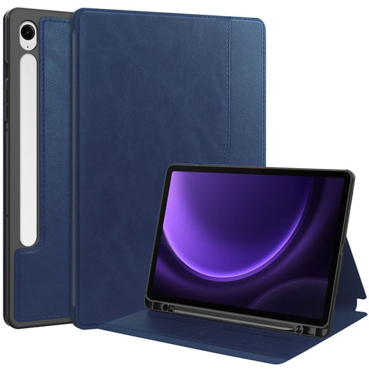 Samsung Galaxy Tab S9 FE / S10 FE Cover with pen compartment - Blue