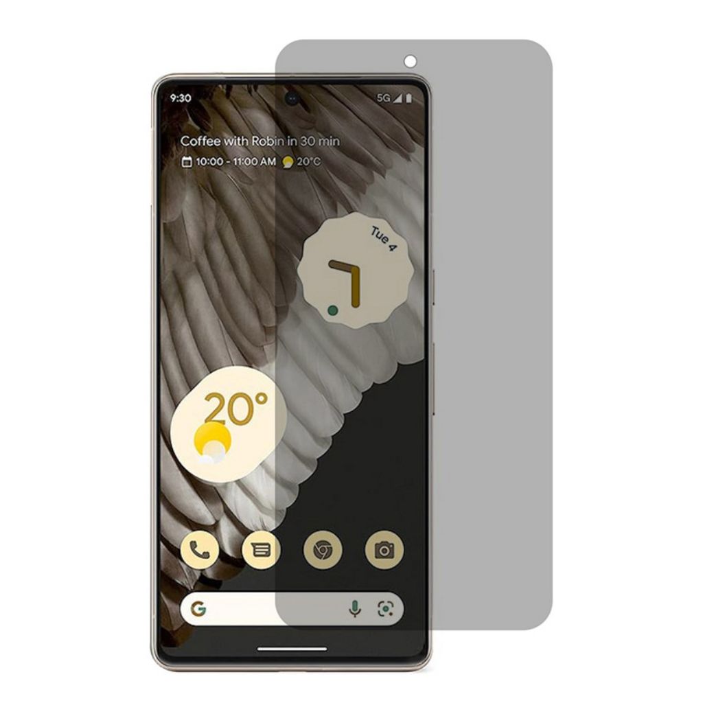 Google Pixel 8 Pro skärmskydd in Temepered Glass with sekretess Filter