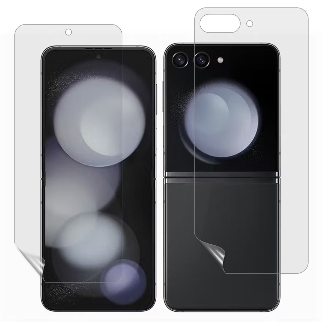 Samsung Galaxy Z Flip5 5G Front and Back Screen Protector - Transparent
