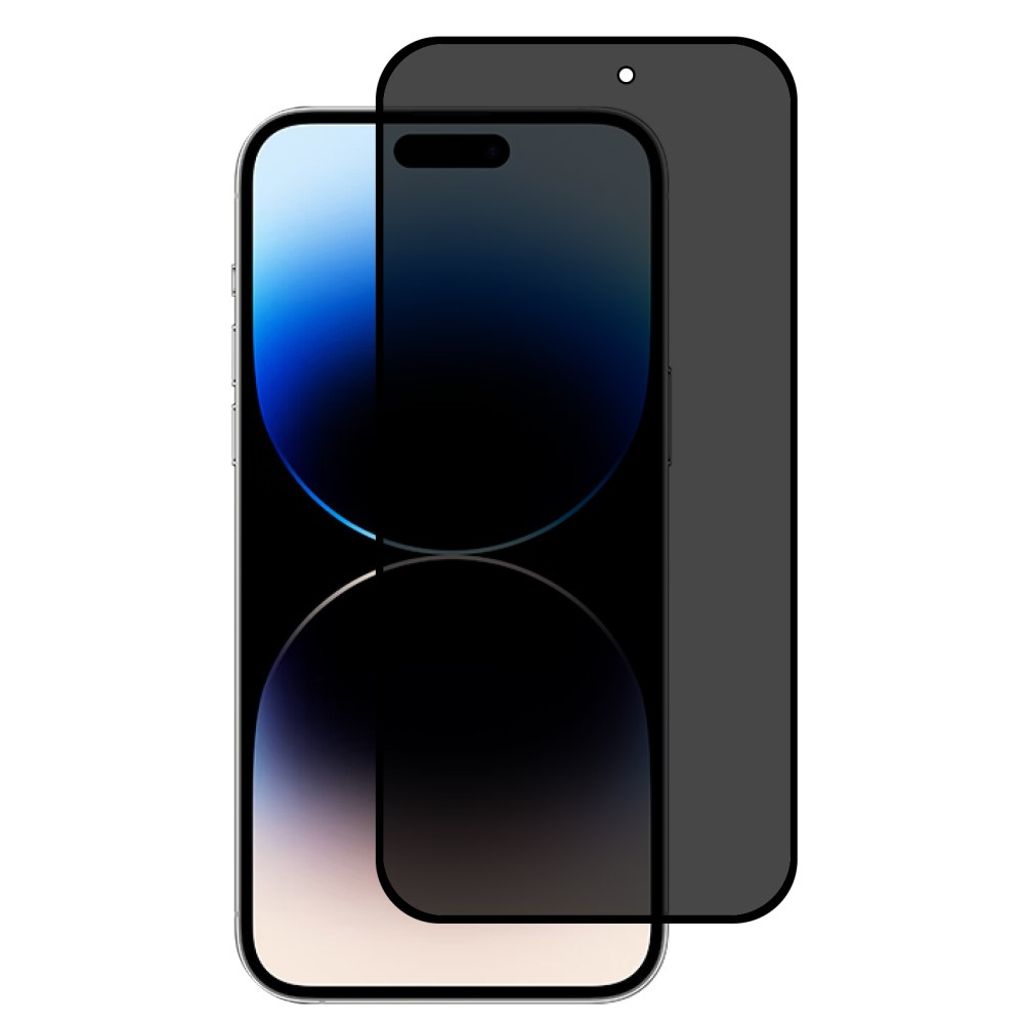 IPhone 15 Pro sekretess skärmskydd – svart