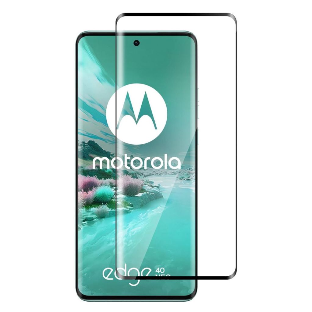 Motorola Edge 40 Neo 5G 3D Curved skärmskydd in härdat glas