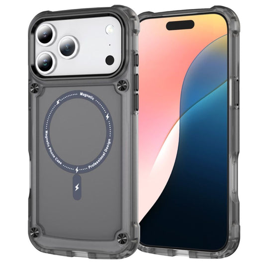 iPhone 17 Pro Max MagSafe compatible Case - Transparent Black