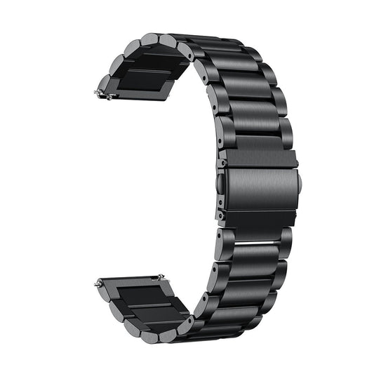 Garmin/Samsung/Ticwatch/Huawei/Amazfit etc. Stainless Steel Watch Band - Black