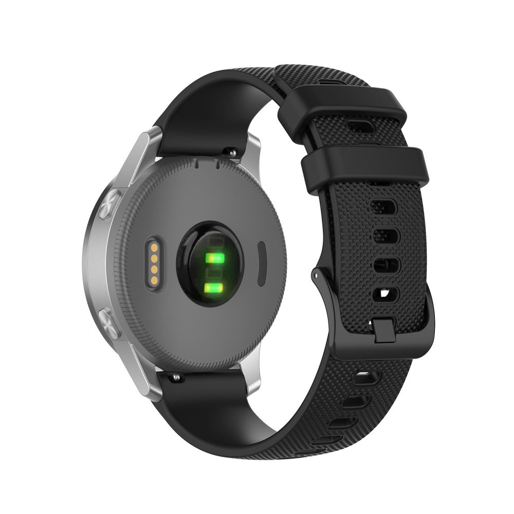 Silicone Watchband 20mm for Galaxy Watch 42mm etc. - Black