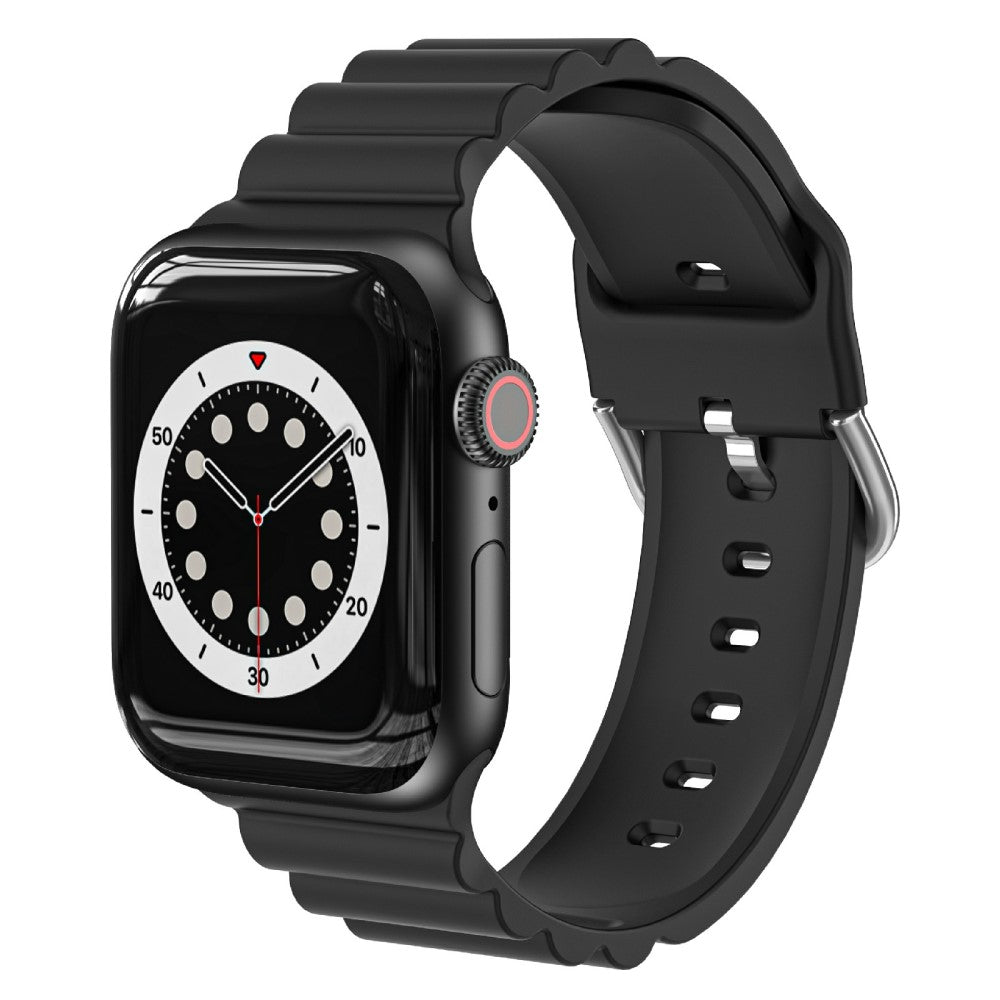 Apple Watch 42/44/46/49mm Silicone Watch Strap - Black