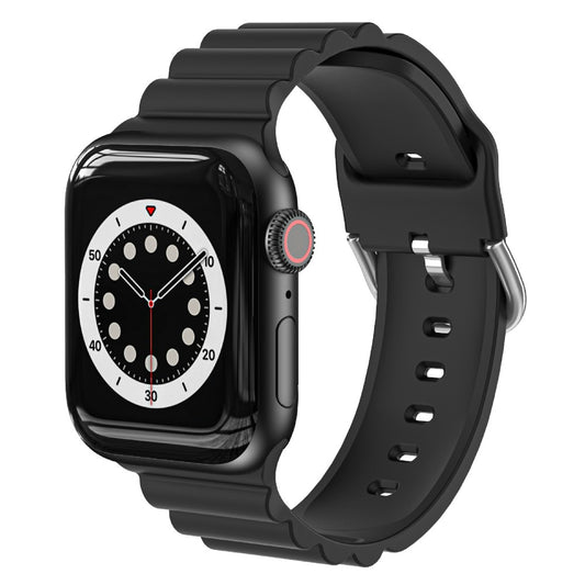 Apple Watch 42/44/46/49mm Silicone Watch Strap - Black