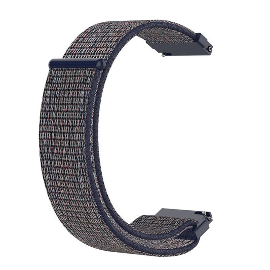Garmin/Huawei/Xiaomi /Ticwatch/Withings/Fossil etc. Nylon Watch Band - Blue