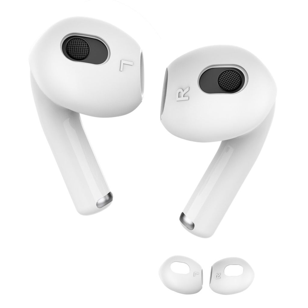 AHASTYLE Apple AirPods 3 Silicone Cover, Size L - White