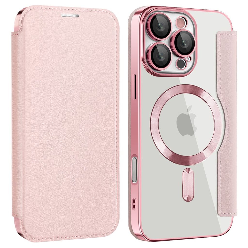 iPhone 16 Pro Cover with card slots - Pink