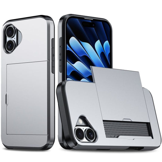 iPhone 17 Case with card slot - Grey