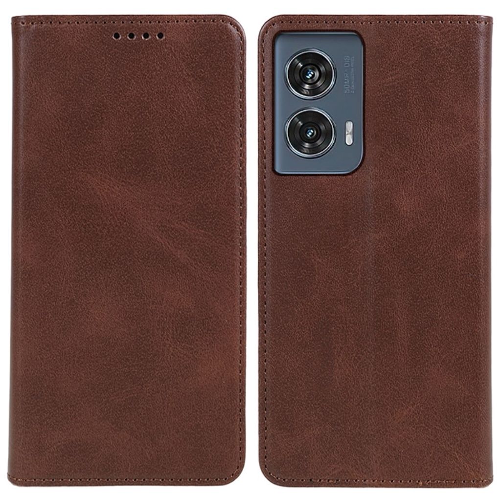 Motorola Edge 50 Fusion plånboksfodral – brun