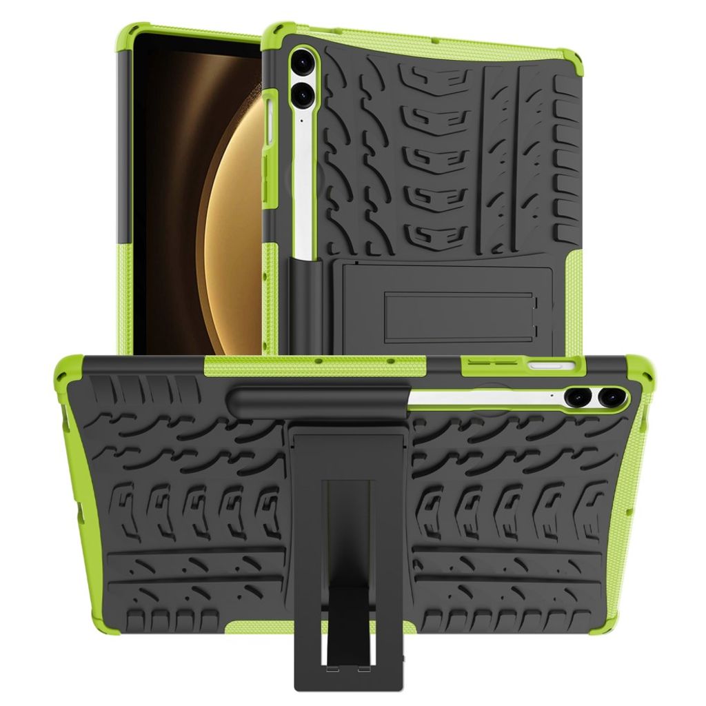 Samsung Galaxy Tab S9 FE Plus Kickstand skal - grön