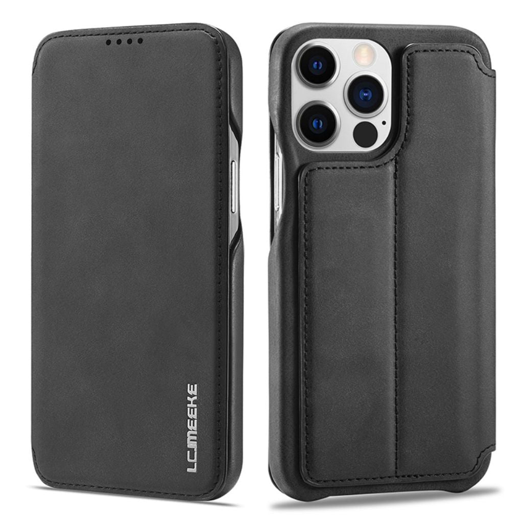 LC.IMEEKE iPhone 15 Pro Max Fodral with Stand - Black