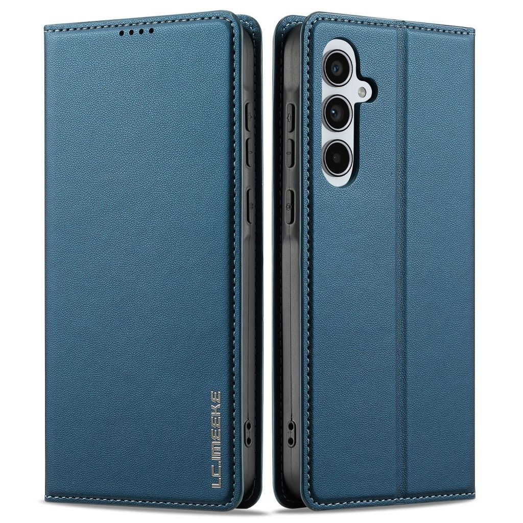 LC.IMEEKE Samsung Galaxy S25 plånboksfodral – blå