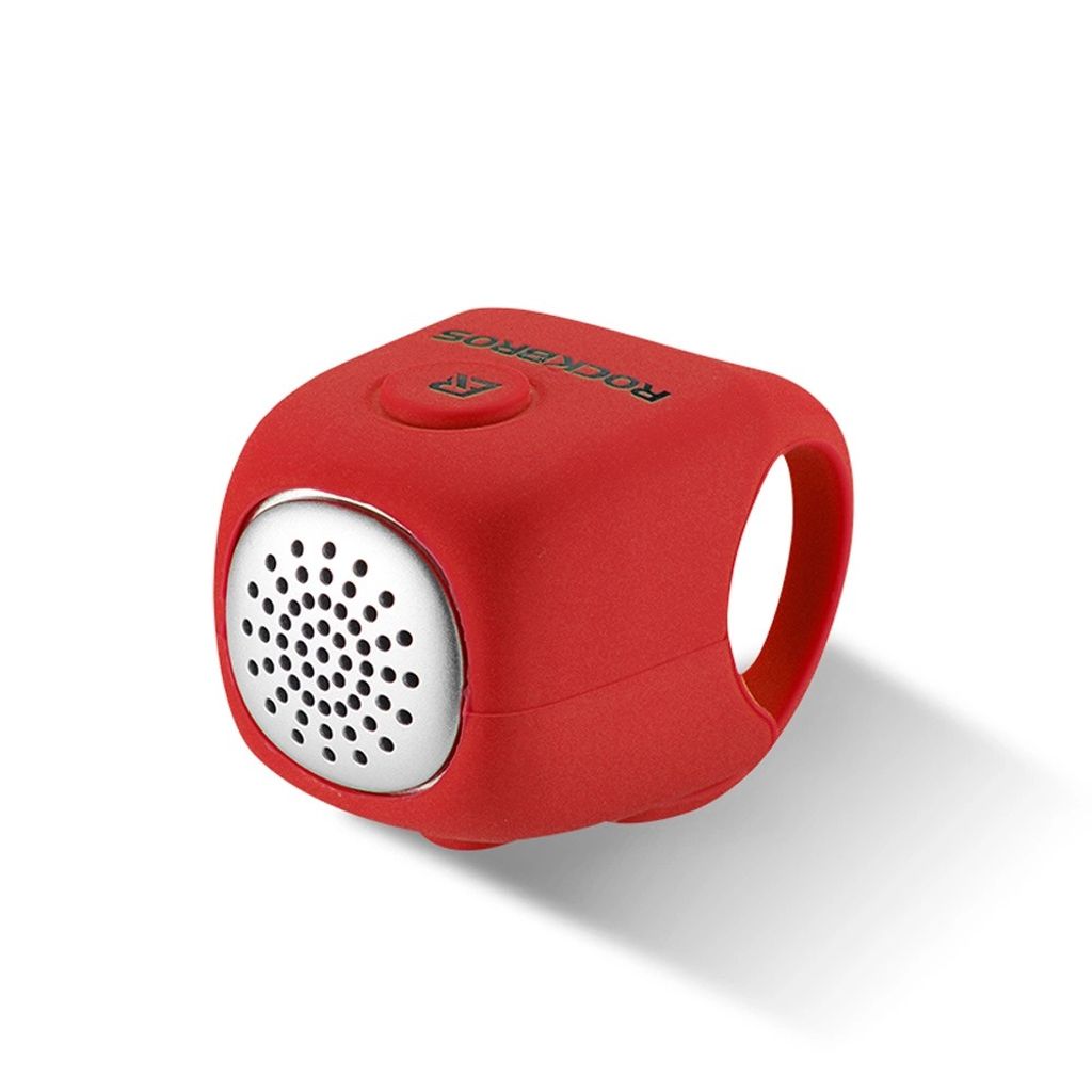 Rockbros electronic bicycle bell - red