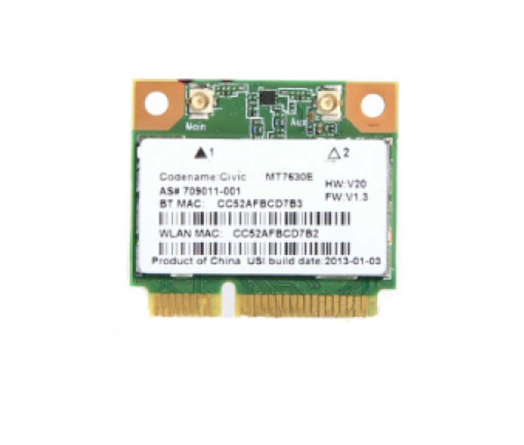 HP WLAN MT7630E 802.11 BGN+BT4 1x1 HMC