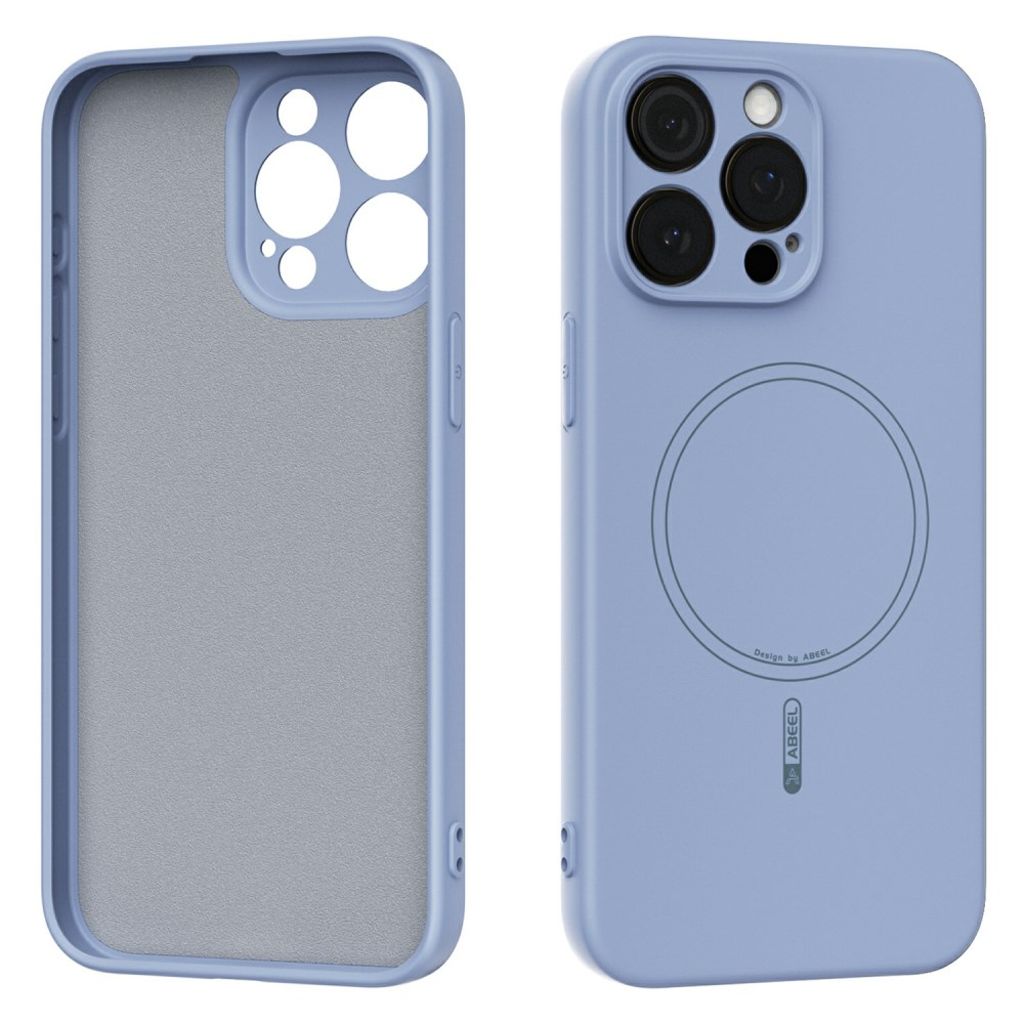 ABEEL iPhone 13 Pro Max Case MagSafe Liquid Silicone - Blue