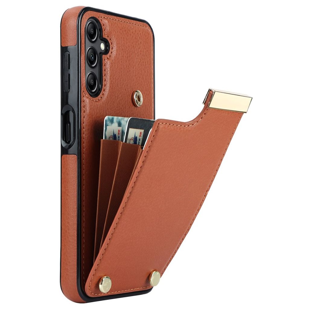 Samsung Galaxy S24 Plus Card Holder Case - Brown