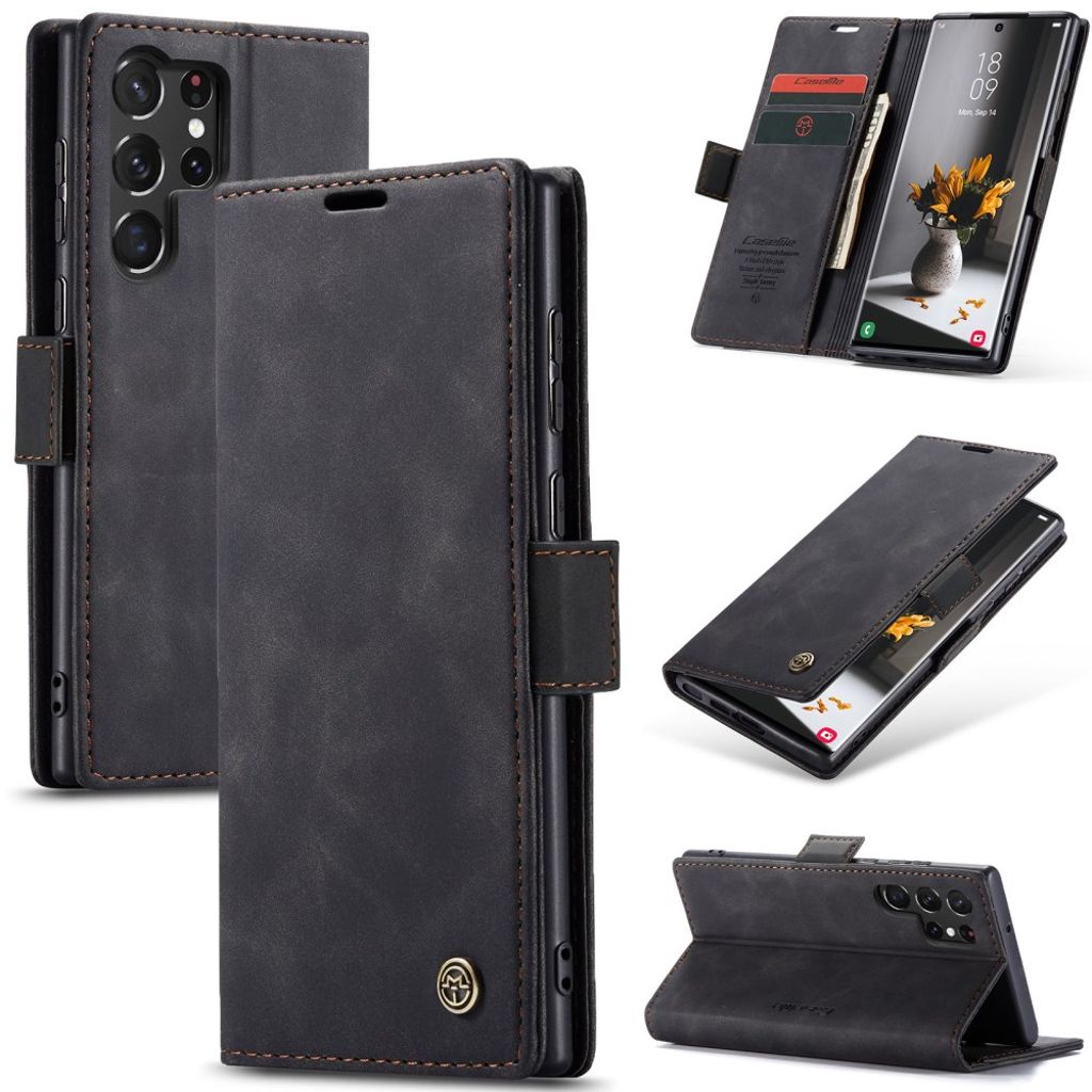 CASEME Samsung Galaxy S24 Ultra phone fodral – svart