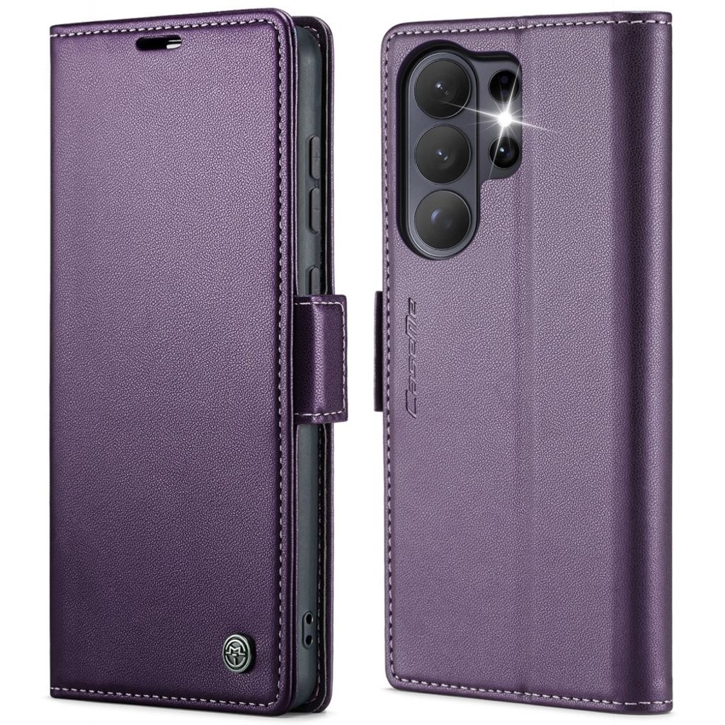 CASEME Samsung Galaxy S26 Ultra plånboksfodral RFID Blocking – lila