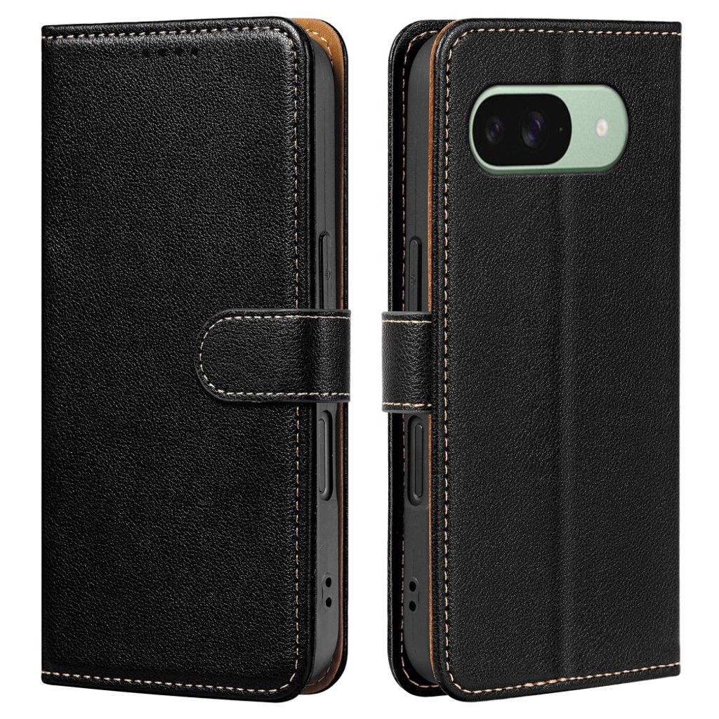 Google Pixel 10 / Pixel 10 Pro plånboksfodral – svart