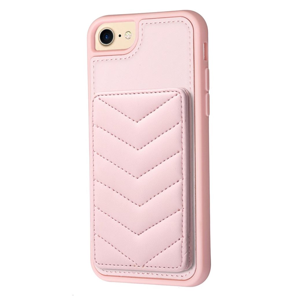 iPhone 6/6s/7/8/SE 2020/2022 Skal with Stand - Pink