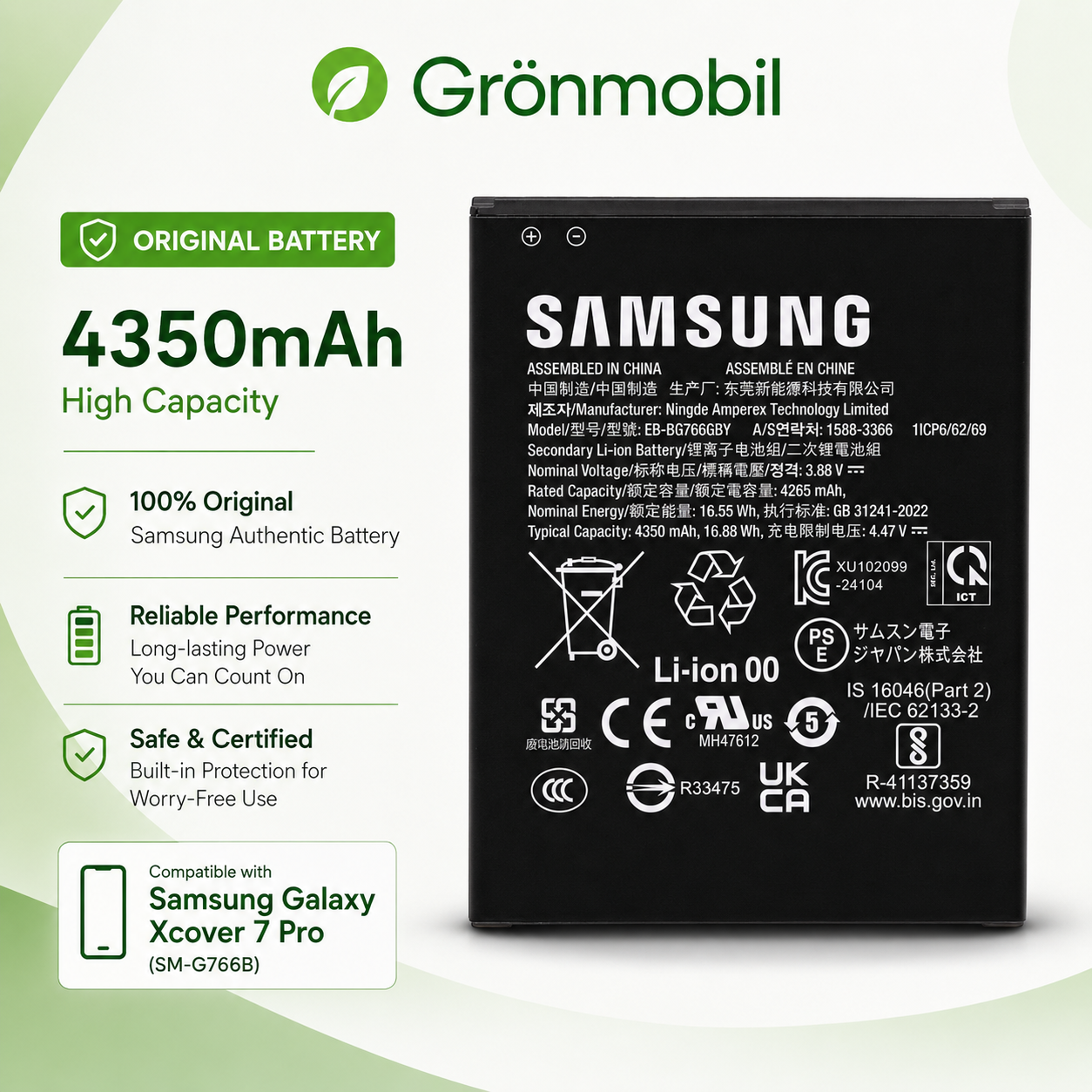 Samsung Galaxy Xcover 7 Pro Battery Original
