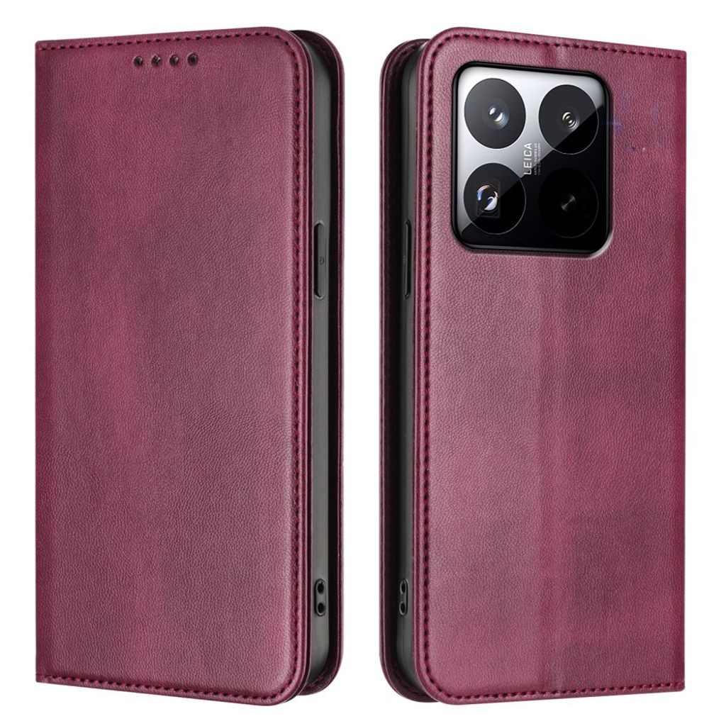 Xiaomi 15T plånboksfodral with RFID Blocking – röd