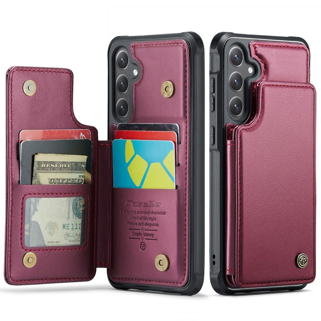 CASEME Samsung Galaxy S25 FE Wallet Case - Red