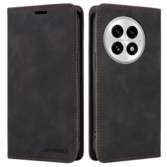 BETOPNICE OnePlus 13 Wallet Cover - Black