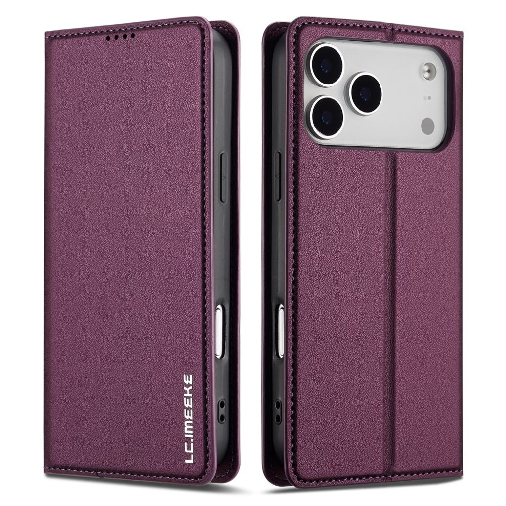 LC.IMEEKE iPhone 17 Pro Max Wallet Fodral - Purple
